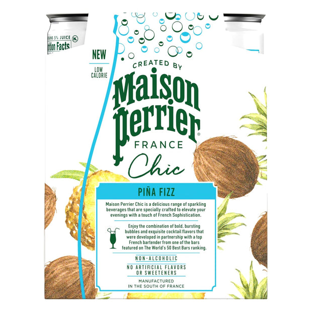 Maison Perrier Chic Pina Fizz, 8.45 FL OZ Can (4 Count)