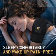 Shoulder Brace - Support & Injury Prevention Brace- Joint Pain Releaser- Shoulder Compression Wrap Strap - Adjustable Injury Accessories for Shoulders - Premium Quality Strap by FIGHTECH (Pink, L-XL)