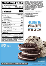 Quest Nutrition Mini Protein Bars Bundle, Chocolate Chip Cookie Dough and Cookies & Cream, High Protein, Low Carb, Keto Friendly, 14 Count Each