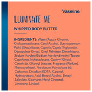 Vaseline Illuminate Me Shea Butter Whipped Body Butter for Melanin Rich Skin Provides 24 Hour Moisturization for Dry Skin 11 oz