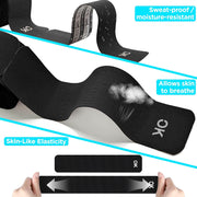 OK TAPE 4 Rolls Kinesiology Tape Precut, Cotton Elastic Athletic Tape Latex Free,20 Strips per Roll 2in x 16ft,Muscle Support,Mixcolor