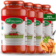 La San Marzano Marinara Sauce, 24 oz, Pasta Sauce Made in Italy, All Purpose Tomato Premium Quality, All Natural, Mediterranean Diet, Non GMO, Vegan, Gluten Free