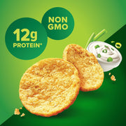 Pure Protein Popped Crisps Variety Pack, Hickory Barbecue and Sour Cream & Onion, High Protein Snack, 12G Protein, 1.27oz., 12 Count