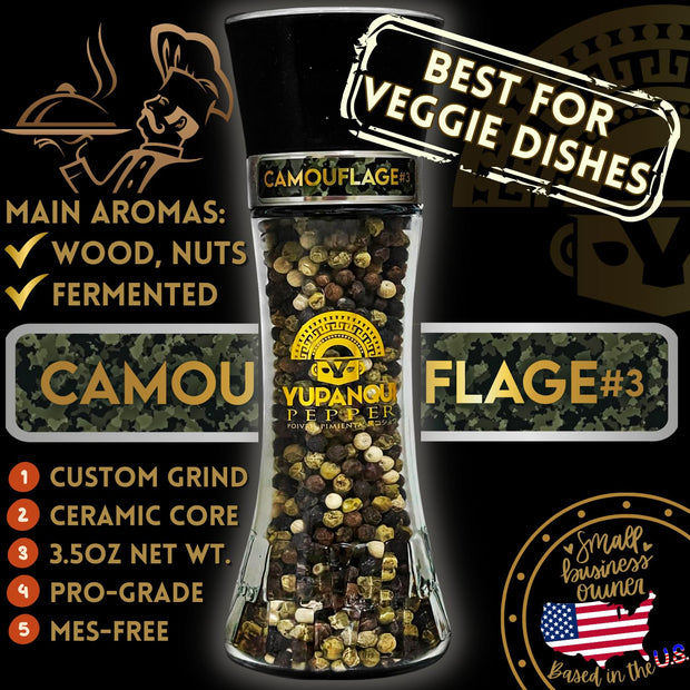 Yupanqui Black Pepper Collection FOR GRILLING - Black Pepper Gift 3-Pack