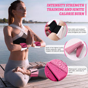 Wrist Weights for Women At Home Ankle Weights Set of 2 (1 lb /2 Lbs Each) Adjustable Weighted Wristbands Arm Leg Weights for Women Men Suitable for Walking Swimming Running Pilates Yoga Gym