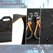 SeaRock Gym Bag for Men & Women, 40L Sports Travel Duffel Bag with Shoe Compartment, 3-In-1 Water Resistant Carry On Weekender Bag for Airplane, Workout Overnight Backpack for Travel, Black