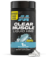 Muscletech HMB Supplements 1000mg, Clear Muscle (42 Liquid Softgels) - Highest Grade HMB for Lean Muscle & Recovery-HMB Free Acid Muscle Supplement-Help Decrease Muscle Breakdown - Packaging May Vary