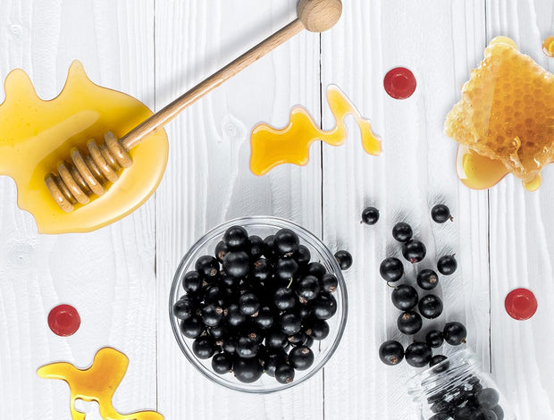 Manuka Health, Manuka Honey MGO 400+ Raw Manuka Honey 8.8 oz., Jar and Manuka Honey Lozenges MGO 400+, 8.8 oz Bag, Black Currant