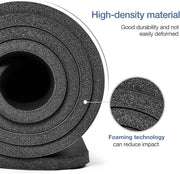 Thick Yoga Mat Non Slip, Large Size 72" L x 32" W x 0.6" TH, Premium Exercise & Fitness Mat with Carrying Strap and Bag, Workout Mats for Home