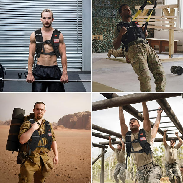 Weighted Vest for Woman and Men, 8lbs/12lbs/16lbs/20lbs/30lbs/40lbs Odorless Adjustable Straps Size Walking Vest,Running Vest with Underarm Buckle, Breathable Mesh Shoulder Pain Relief, Strength Training HIIT