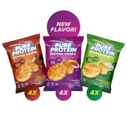 Pure Protein Popped Crisps, Sweet Kettle, High Protein Snack, 12G Protein, 1.27oz., 12 Count