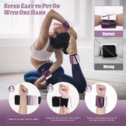 Wrist Weights for Women At Home Ankle Weights Set of 2 (1 lb /2 Lbs Each) Adjustable Weighted Wristbands Arm Leg Weights for Women Men Suitable for Walking Swimming Running Pilates Yoga Gym