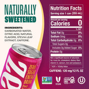 Zevia Zero Sugar Energy Drink, Peach Passionfruit, 12 oz Cans (12-Pack) – Naturally Sweetened, Non-GMO Project Verified, Gluten-Free, Vegan