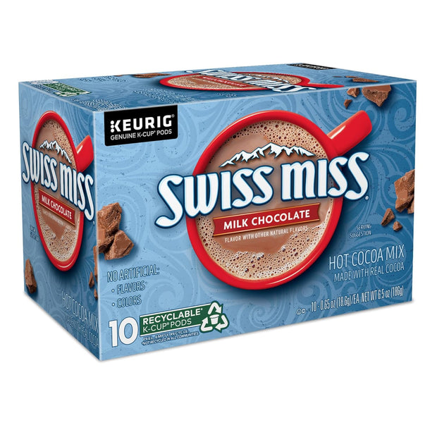 Swiss Miss Milk Chocolate Hot Cocoa, Single-Serve Keurig K-Cup Pods, Hot Chocolate, 44 Count