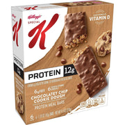 Special K Bar Protein Meal Bars, Meal Replacement, Chocolatey Chip Cookie Dough (3 Boxes, 18 Count)