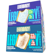 Legendary Foods 22 g Protein Pastry Bundle - Low Carb Meal Replacement Bar - Gluten Free Protien Snacks - Healthy Keto Snack Box - Low Sugar Energy Bars - Bariatric Diabetic Friendly 16 Pack