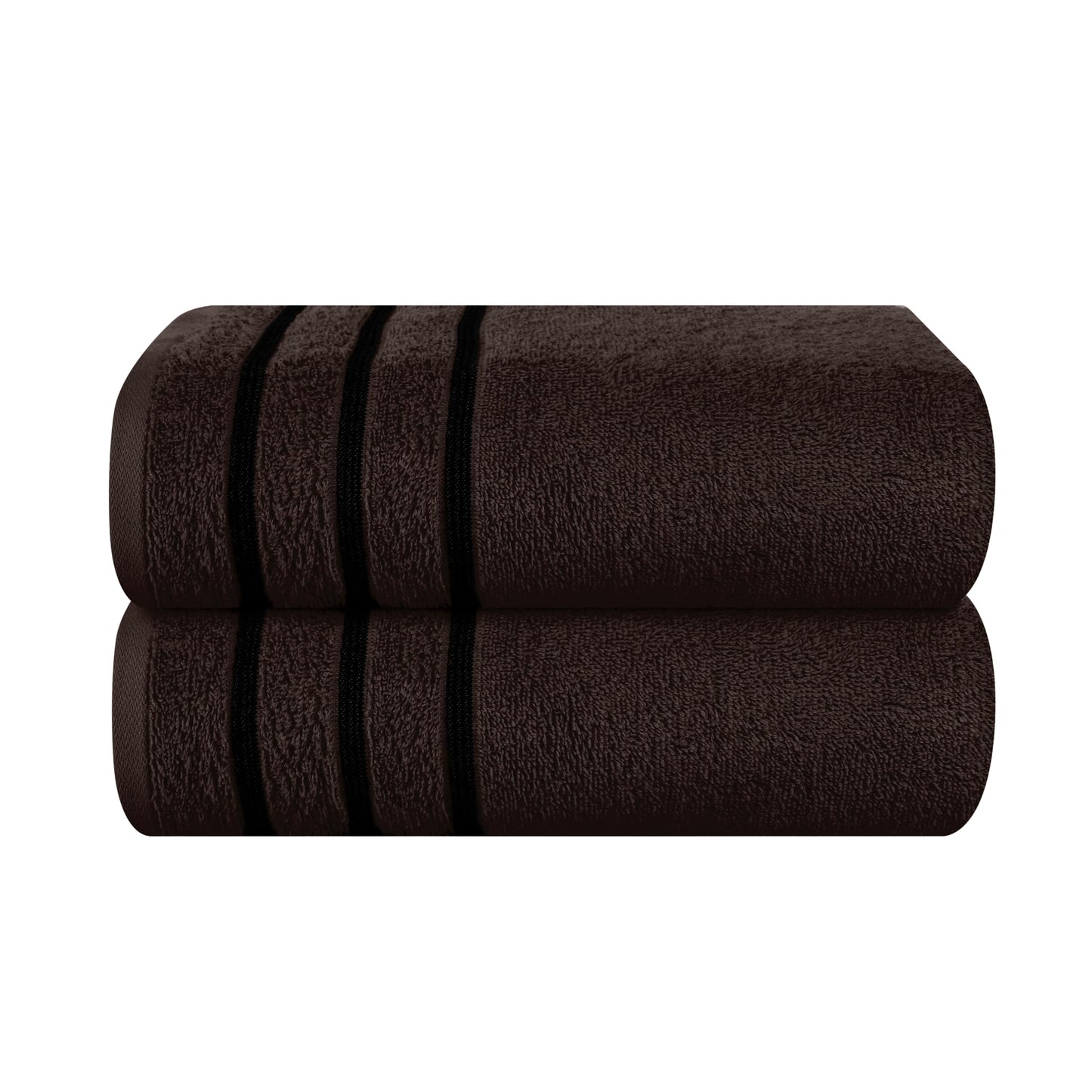 MyOwn Cotton 2 Pack Oversized Bath Towel Set 28x55 inches, Large Bath Towels, Ultra Absorbant Compact Quickdry & Lightweight Towel, Ideal for Gym Travel Camp Pool - Coral Orange, 71617