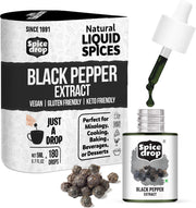 Spice Drop Italian Seasoning Extract | 100% Natural | For Pasta, Pizza, Spaghetti, Gourmet Dishes | 0.17oz (180 drops) | Natural Herb Extract | Authentic Flavor | Vegan | Keto & Paleo Friendly | Non-GMO | Squeeze, Drop And Stir