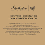SheaMoisture Daily Hydration Body Oil Virgin Coconut Oil For Dry Skin Paraben Free 8 oz