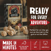 Kodiak Cakes Oatmeal Protein Ball Mix, Chocolate Chip, High Protein, 100% Whole Grains, (Pack of 6)