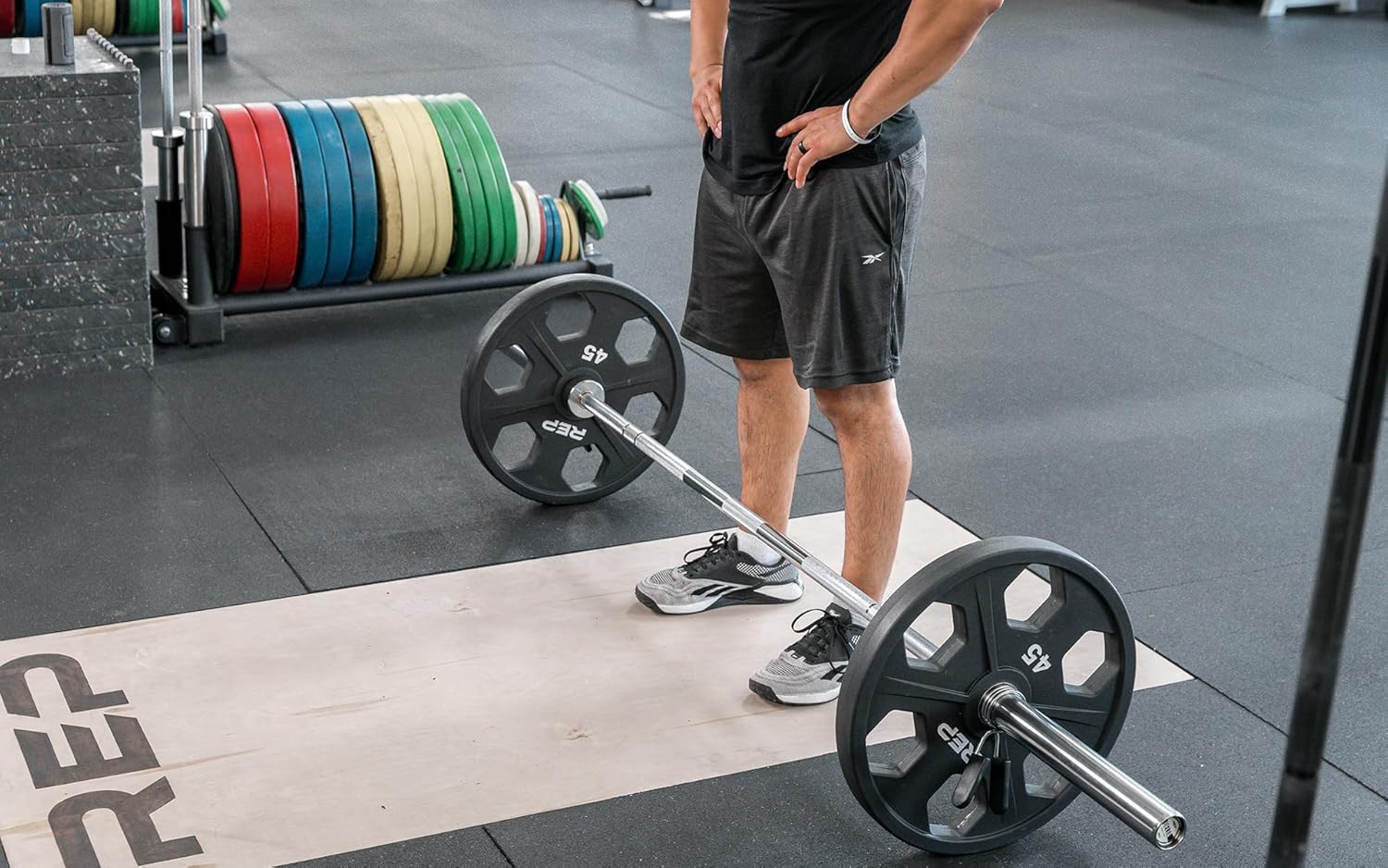 Rep Fitness Barbells- Choose between the Teton Training Barbell (15 or 20KG), Delta Mixed-Use Bar (20KG), Badlands Powerlifting Barbell (20KG)