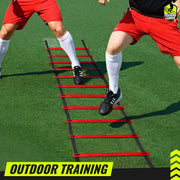 Teenitor Agility Ladder Speed Ladder Training Ladder for Soccer, Speed, Football Fitness Feet Training Carry Bag Agility Training Equipment 13 rungs, 23 feet