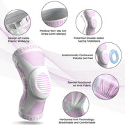 NEENCA Professional Knee Brace for Pain Relief, Medical Knee Support with Patella Pad & Side Stabilizers, Compression Knee Sleeve for Meniscus Tear, ACL, Joint Pain, Runner, Workout - FSA/HSA Eligible