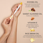 CND SolarOil & RescueRXx, Cuticle Oil Pen, Keratin Nail Treatment Pen, On-the-Go, Travel-Sized