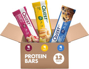 Quest Nutrition Fruit Flavored Variety Pack Protein Bars, High Protein, Low Carb, Gluten Free, Keto Friendly, 12 Count