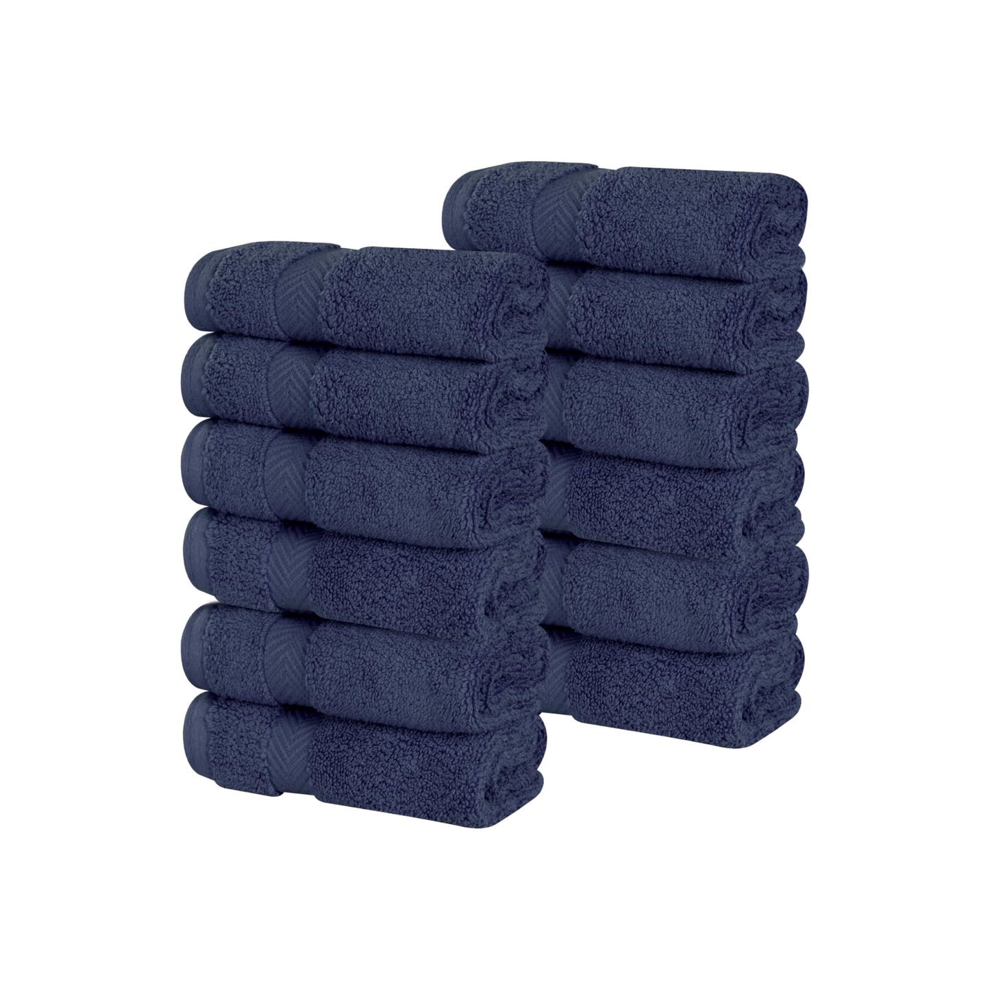 Superior Zero Twist 100% Cotton Bathroom Towels, Super Soft, Fluffy, and Absorbent, Premium Quality 6 Piece Towel Set with 2 Washcloths, 2 Hand Towels, and 2 Bath Towels, Coral