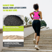 Weighted Vest Adjustable Weights for Women, 6-12 Lbs Weight Vest for Walking with Plus Size Pocket, Ruck Vest with 6 Ironsand Weights & Reflective Strip for Running, Workouts & Strength Training