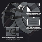 Weighted Vest Men or Women - 5/10/15/20/25/30lbs Weights with Reflective Stripe, Weighted Vest for Workout Equipment for Strength Training Running - Walking Weight Loss