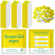 Timgle 100 Pcs Travel Deodorant Wipes Individually Wrapped Armpit Antiperspirant Deodorant Sweat Body Wipes for Women Men Teens Sports Travel Cleanse Skin and Underarm Excessive Sweating(Cucumber)