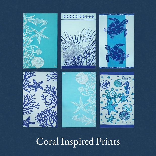 LANE LINEN 6 Pack Oversized Pre-Washed Lightweight Quick Dry Coral Beach Towels - 39"x71"