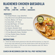 McCormick Culinary Seasoning, Blackened, Non GMO, No MSG added, For Quality Blackened Flavor in Culinary & Professional Kitchens, 23 oz