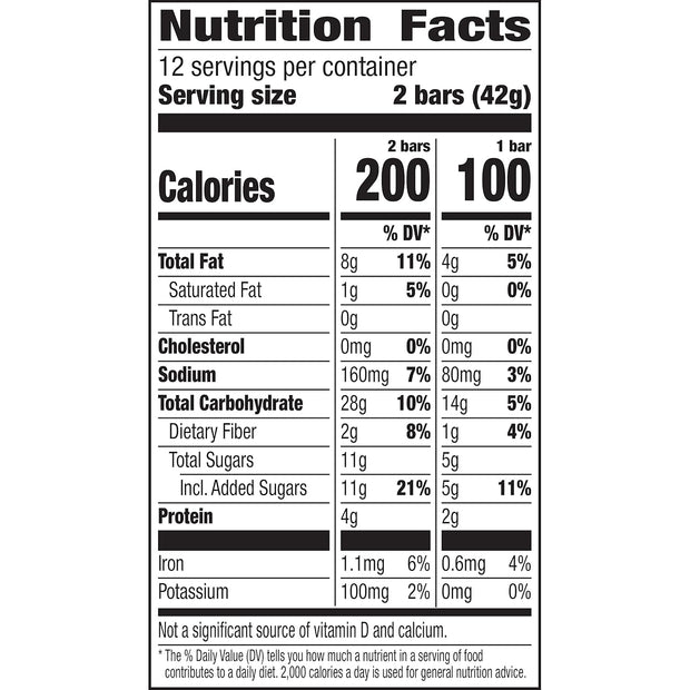 Nature Valley Crunchy Granola Bars, Peanut Butter, 24 Bars, 17.88 OZ (12 Pouches)