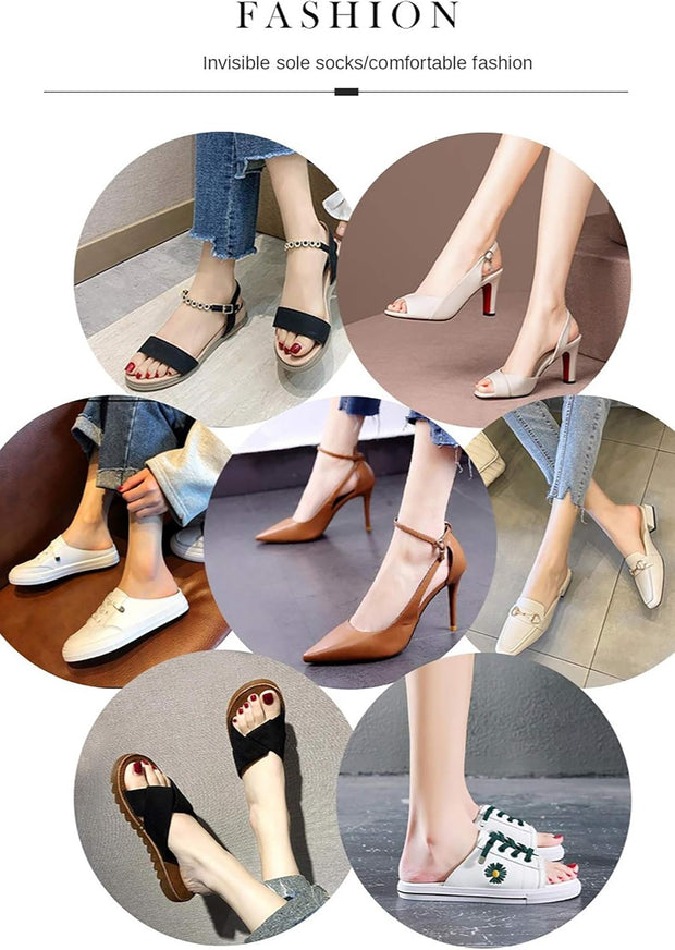 Ball of Foot Cushions (5 Pairs) - Metatarsal Pads for Women & Men, Soft Forefoot Pads for Ball of Feet, Reusable, Breathable, Prevent Pain & Discomfort