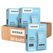 RXBAR Protein Bars, Protein Snack, Snack Bars, Vanilla Almond, 22oz Box (12 Count)