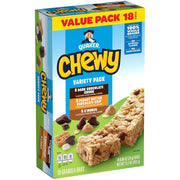 Quaker Chewy Granola Bars, Variety Pack, 18 Count