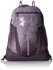 Under Armour Unisex-Adult Undeniable Sackpack , Black (001)/Metallic Silver , One Size Fits Most