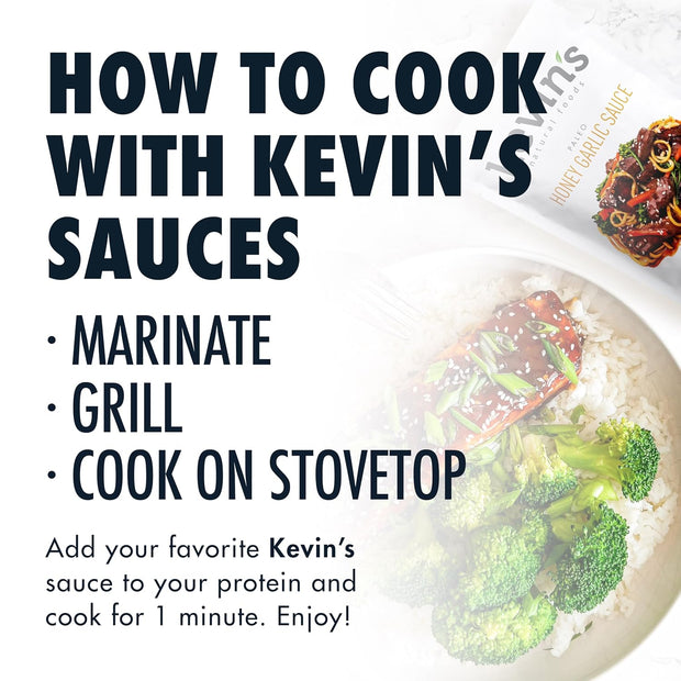 Kevin's Natural Foods Korean BBQ Sauce - Paleo Simmer Stir-Fry Sauce, Gluten Free, No Preservatives, Non-GMO - 3 Pack (Korean BBQ)