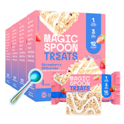 MAGIC SPOON Treats - High Protein, Low Carb, Keto Friendly, Low Sugar, Gluten Free, Crispy Protein Bar Cereal Bar, On-The-Go Healthy Snack (8 Chocolate PB Bars, 8 Marshmallow Bars)