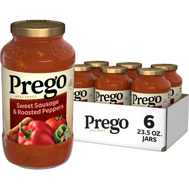 Prego Pasta Sauce, Italian Tomato Sauce with Roasted Garlic & Herbs, 24 Ounce Jar