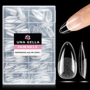 UNA GELLA Solid Nail Glue Gel Soft Gel Nail Tips Glue 15ml Lamp Curing Needed Solid Soak Off Glue Super Strong Nail Glue For Fake Acrylic Nails Extension Press On Nails