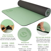 Yoga Mat Non Slip, Eco Friendly Fitness Exercise Mat with Carrying Strap,Pro Yoga Mats for Women,Workout Mats for Home, Pilates and Floor Exercises