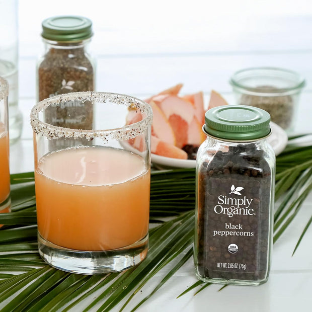 Simply Organic, Black Peppercorns, 2.65 oz