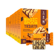 MAGIC SPOON Treats - High Protein, Low Carb, Keto Friendly, Low Sugar, Gluten Free, Crispy Protein Bar Cereal Bar, On-The-Go Healthy Snack (Chocolate PB, 8 Bars)
