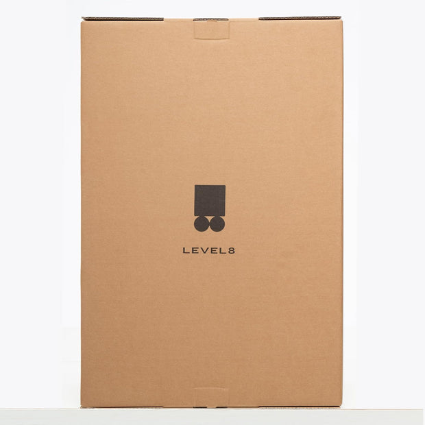 LEVEL8 Elegance Checked Luggage, 24 Inch Hardside Suitcase, Lightweight Matte Hardshell with Tsa Lock, Large Suitcases with Spinner Wheels, Light Blue