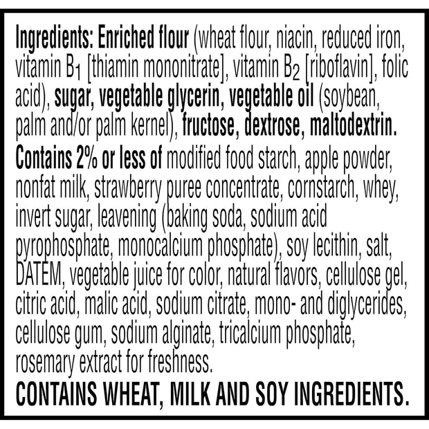 Special K Bar Pastry Crisps, Breakfast Bars, 100 Calorie Snacks, Strawberry (8 Boxes, 96 Count)