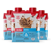 SlimFast Meal Replacement Shake, Original Cappuccino Delight, No Added Sugar, Meal Replacement Shakes, 10g Ready to Drink Protein, 5g Fiber, 25 Vitamins and Minerals, 11 Fl. Oz, 12 Count